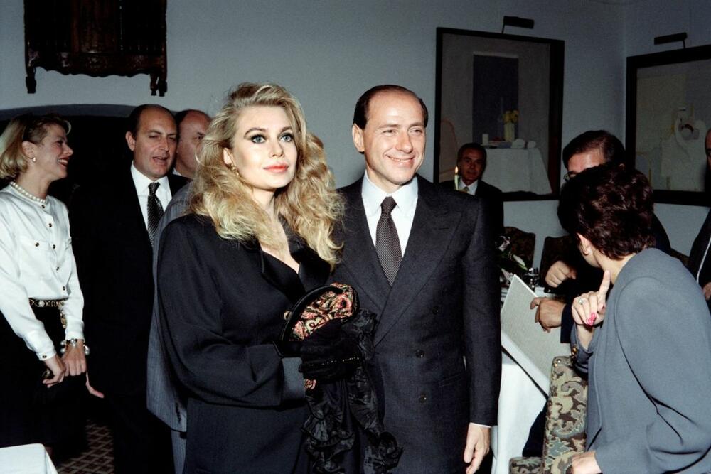 Veronika Lario i Silvio Berluskoni 1991. godine