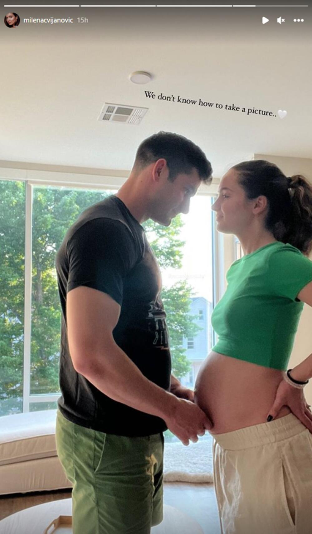 <p>Milena Cvijanović i njen suprug Amerikanac žive u Los Anđelesu i čekaju bebu, a sada su otkrili pol i ime prinove. </p>