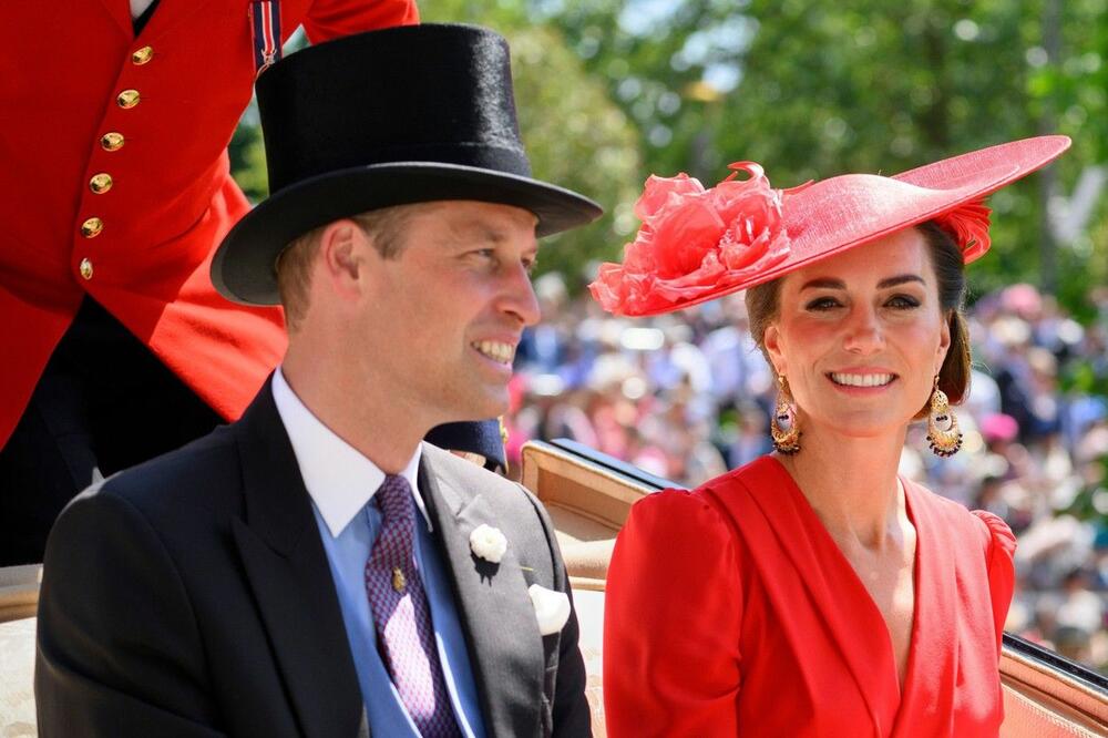 Princ Vilijam i Kejt Midlton na konjskim trkama Rojal askot u junu 2023. godine