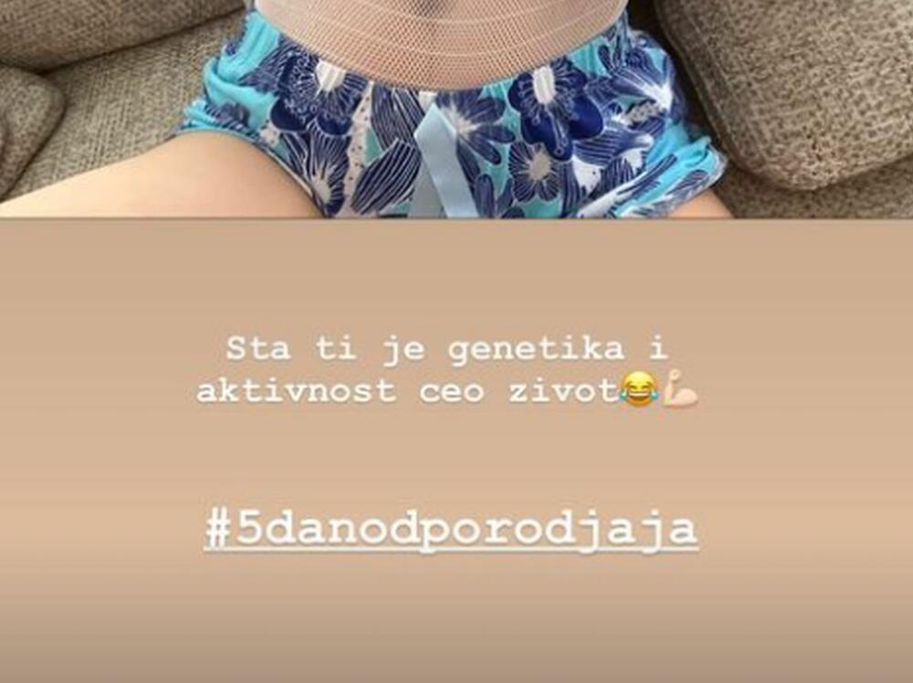 <p>Kako Helena Topalović ima ravan stomak 5 dana posle porođaja?</p>