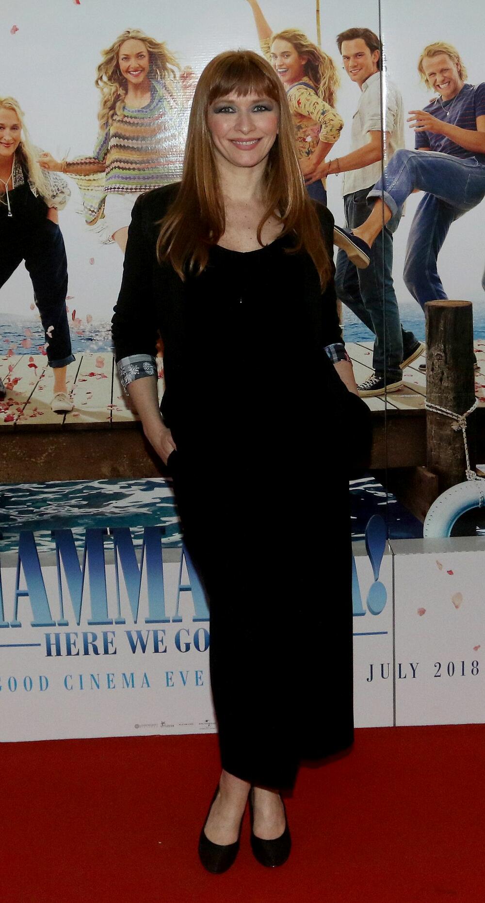 Glumica Ivana Knežević na premijeri filma 'Mamma Mia!'