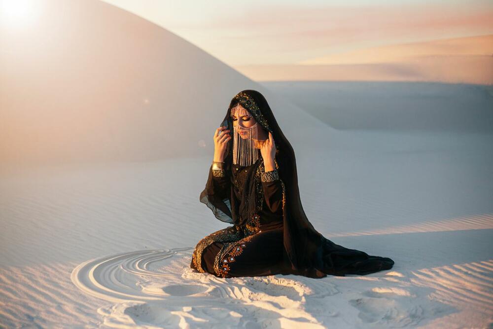 princeza u pustinji (ilustracija)