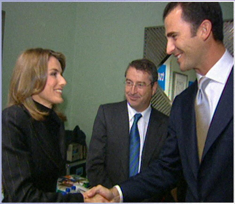 Španska kraljica Leticija i kralj Felipe u jednom od svojih prvih susreta, 2003. godine