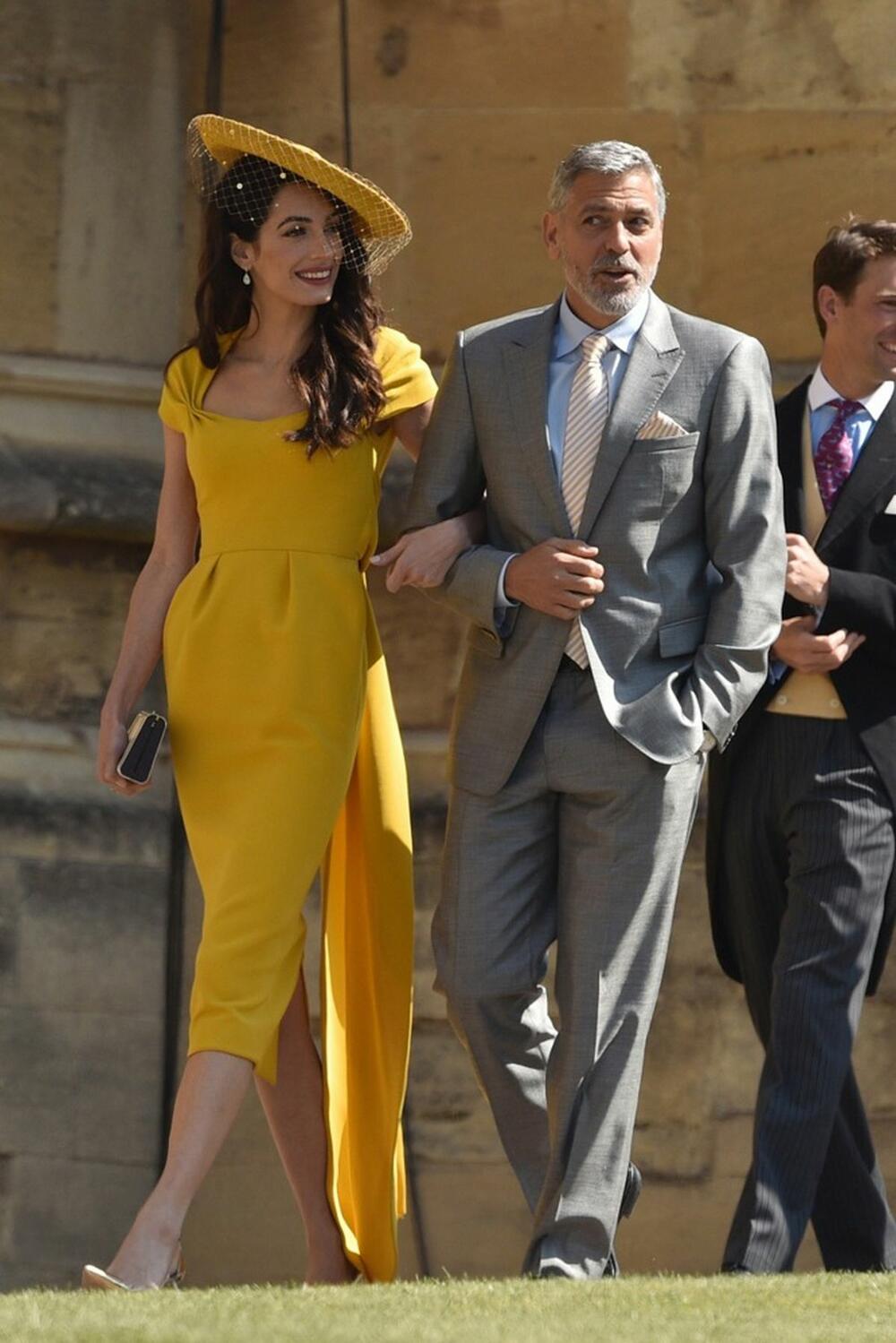 Džordž i Amal Kluni na venčanju princa Harija i Megan Markl