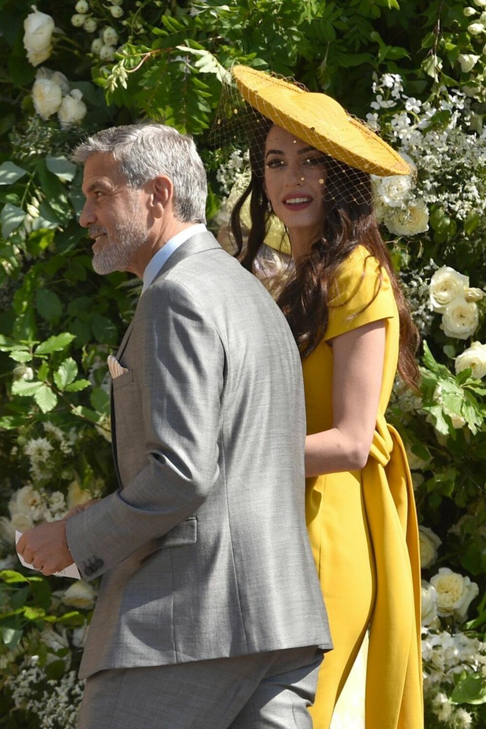 Džordž i Amal Kluni na venčanju princa Harija i Megan Markl