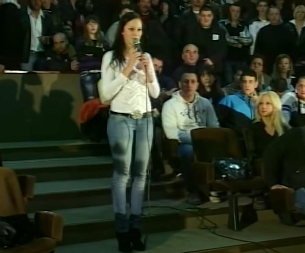 Aleksandra Prijović na audiciji za "zvezde Granda"" 2012. godine