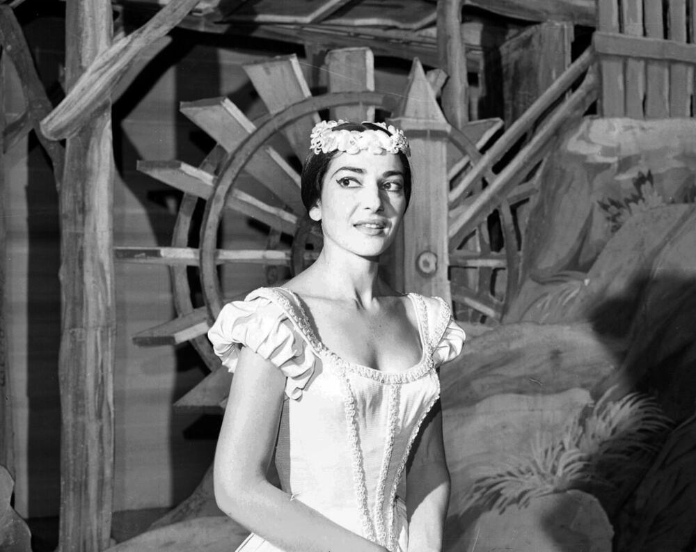Marija Kalas kao Amina u 'Mesečaru' 1957. godine