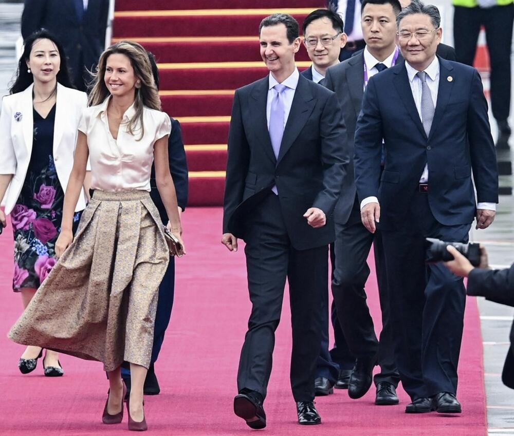 Asma i Bašar al Asad doputovali su juče u zvaničnu posetu Kini