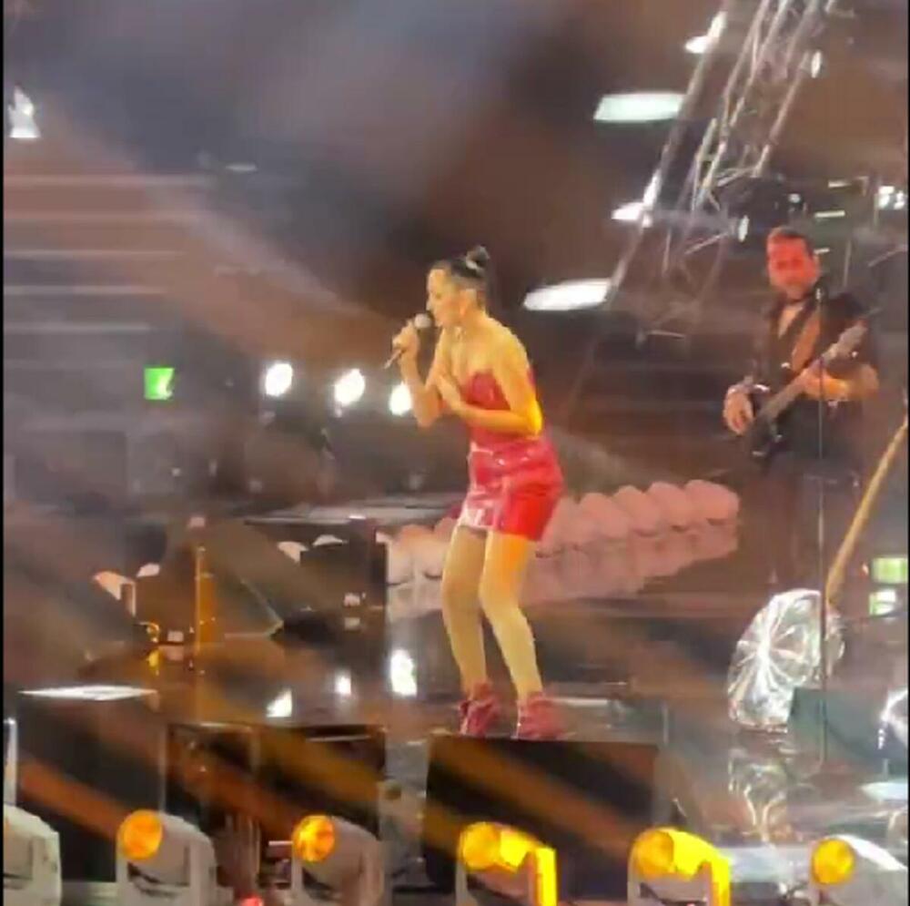 Aleksandra Prijović na koncertu u beogradskoj Štark areni