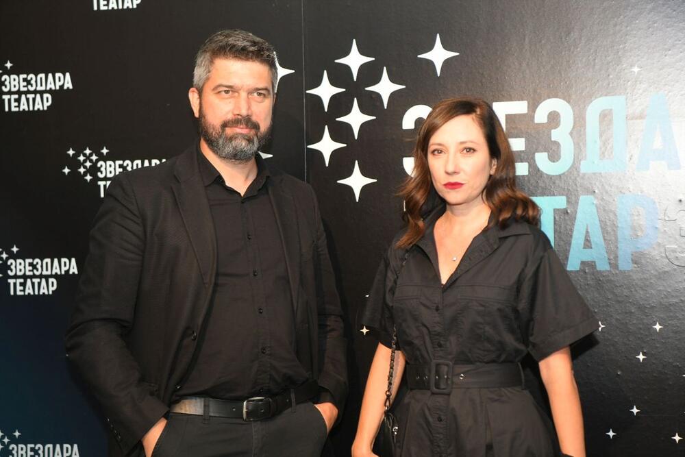 Vladimir Đorđević i Paulina Manov na premijeri predstave 'kuća'