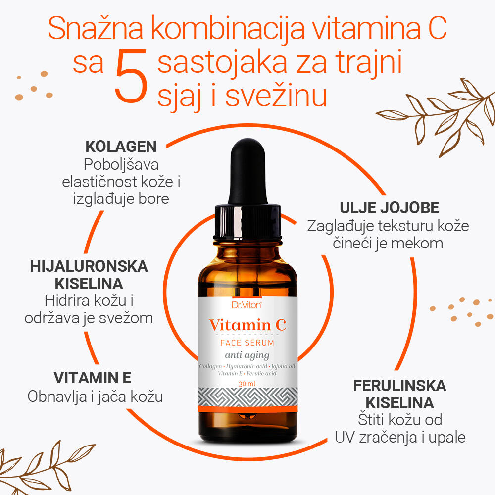 Dr Viton vitamic C serum za kožu lica 