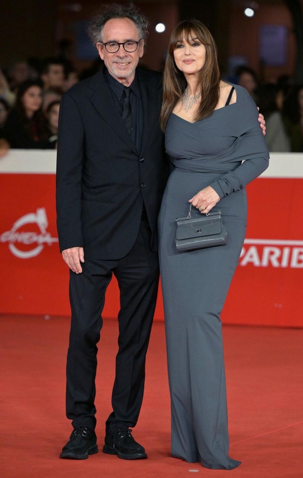 Tim Barton i Monika Beluči na 18. Filmskom festivalu u Rimu