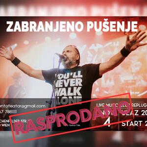 Koncert Zabranjenog pušenja u Beču je rasprodat