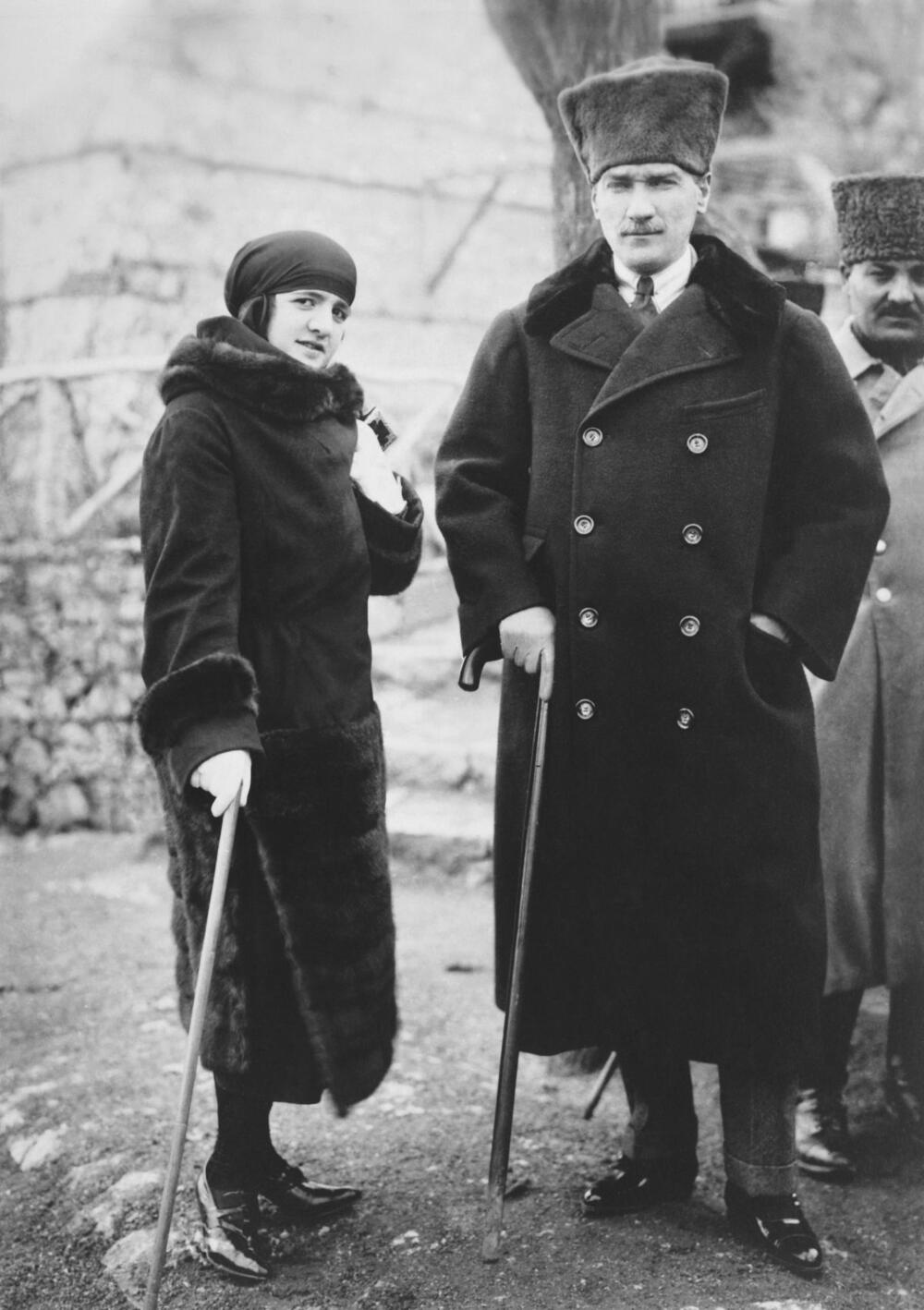 Mustafa Kemal Ataturk sa Latife Ušeki