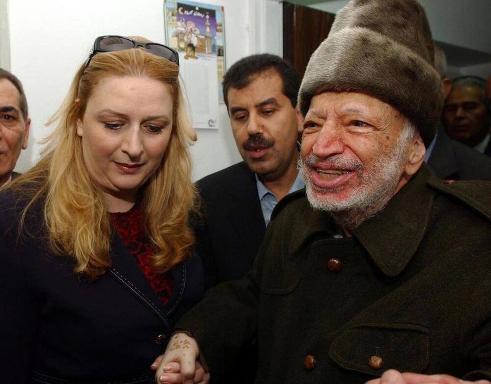 Suha i Jaser Arafat nešto pre njegove smrti