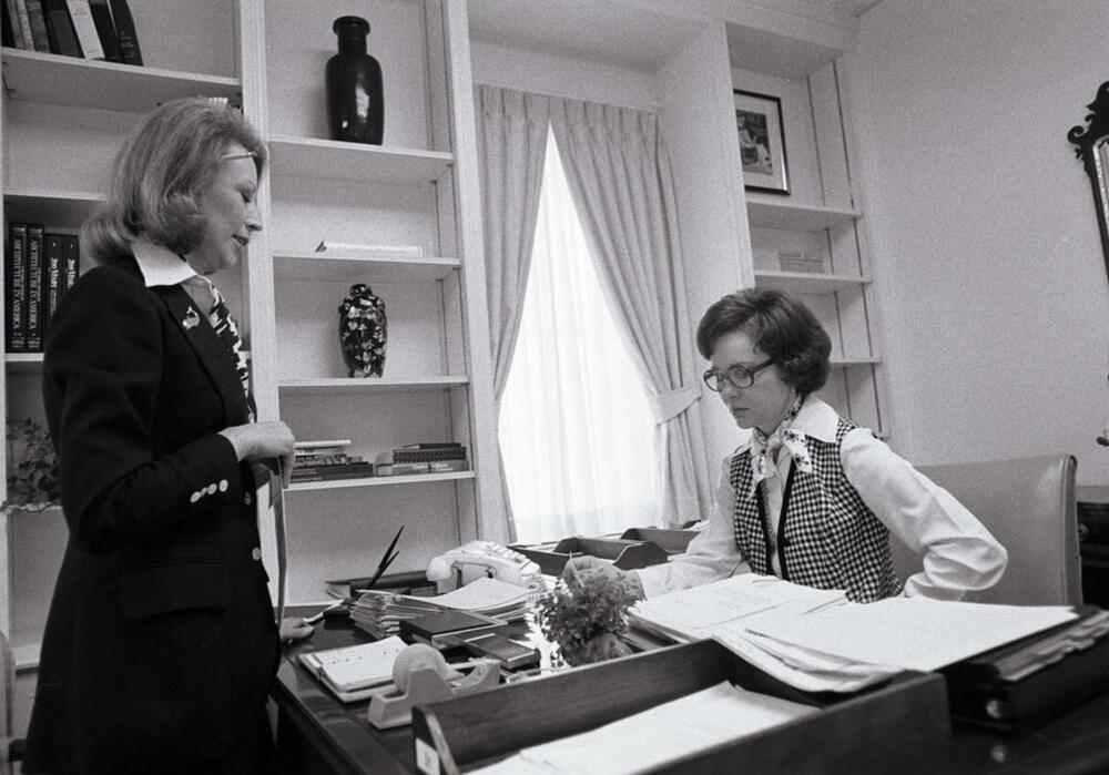Rozalin Karter u svojoj kancelariji u Beloj kući