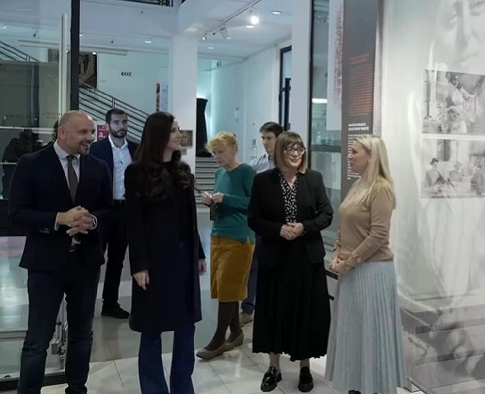Prva dama Srbije Tamara Vučić u poseti Etnografskom muzeju