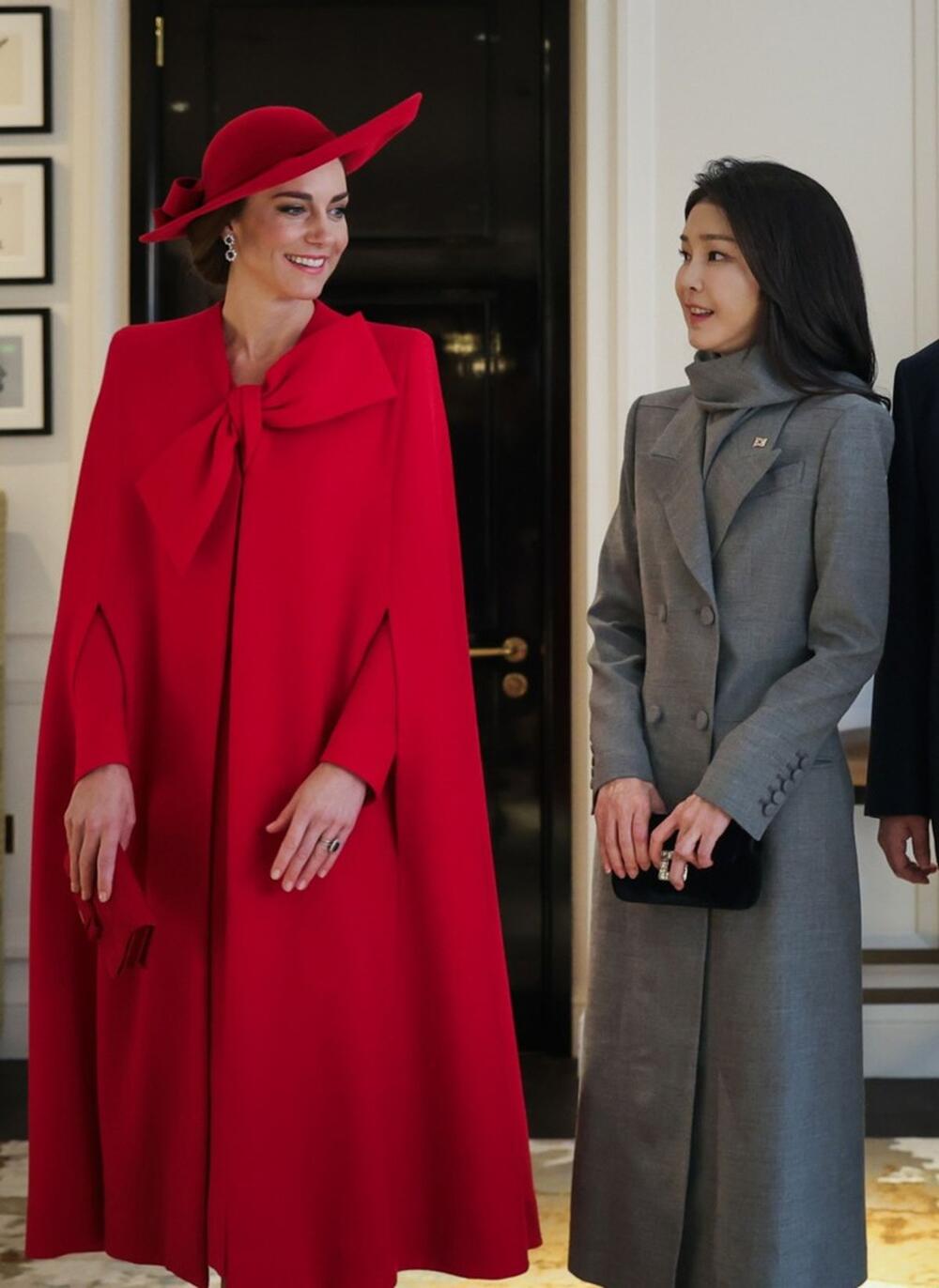 Princeza Ketrin od Velsa prilikom susreta s predsednikom i prvom damom Južne Koreje