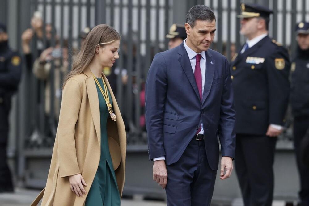 Premijer Španije Pedro Sančez i princeza Leonor od Asturije