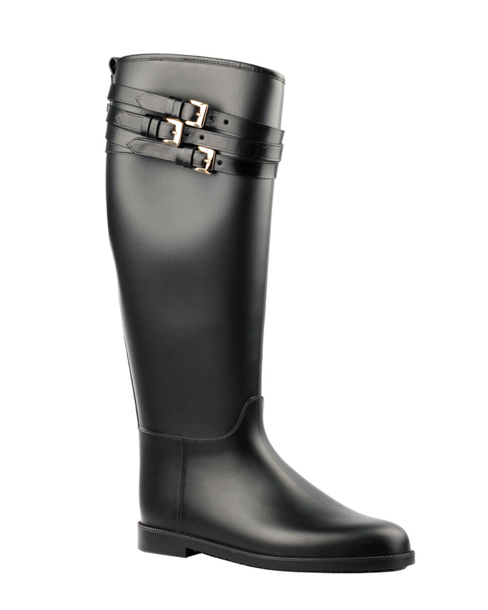 Crne, ravne jahačke čizme