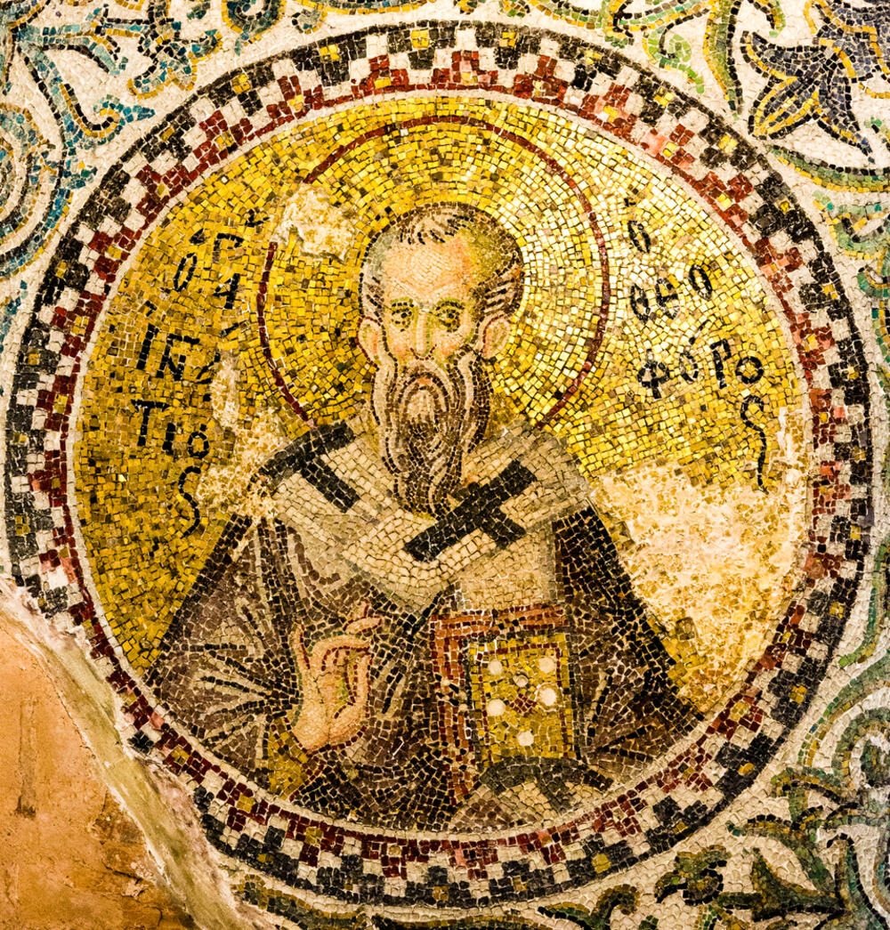 Mozaik Sv. Ignjatija Bogonosca u Manastiru Bogorodice Pamakaristos  u Istanbulu