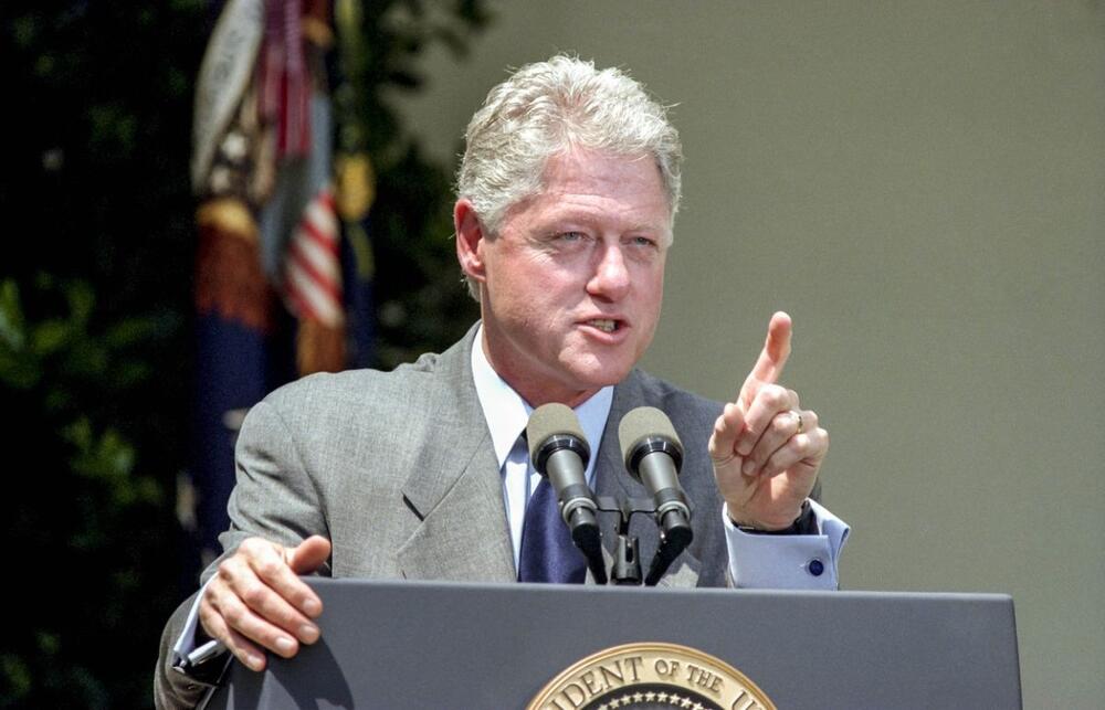 Bil Klinton za vreme mandata u Beloj kući