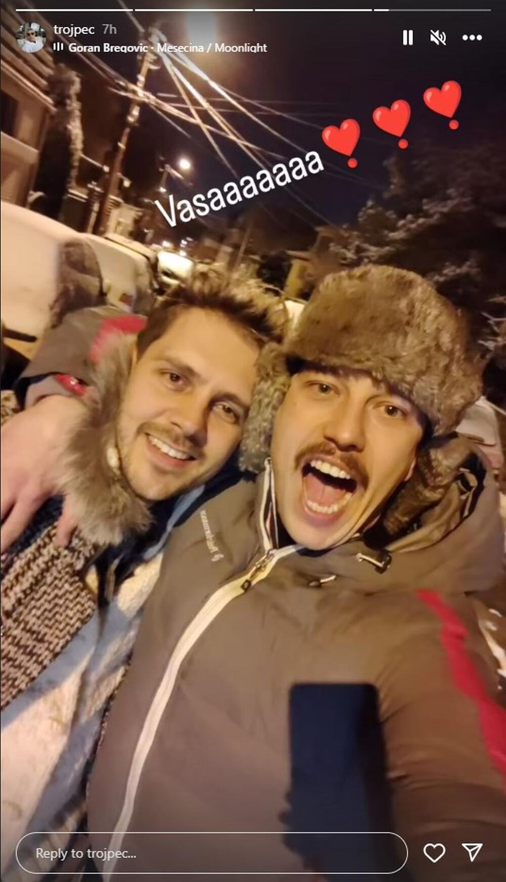 Miloš Petrović Trojpec otkrio je ime sina Miloša Bikovića na Instagramu