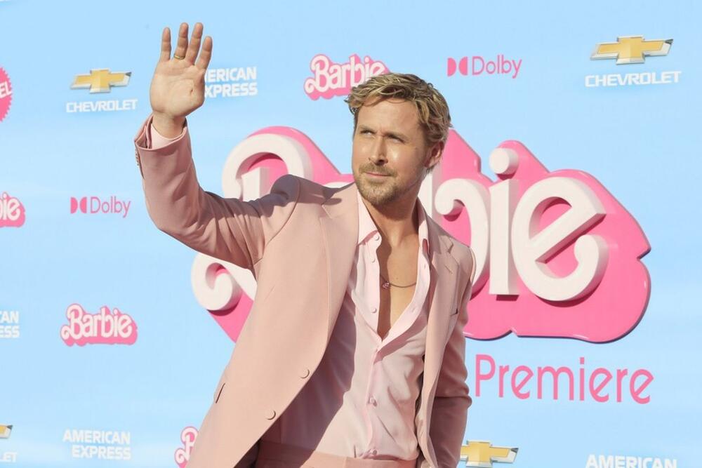 Rajan Gosling na premijeri filma 'Barbi' u Los Anđelesu