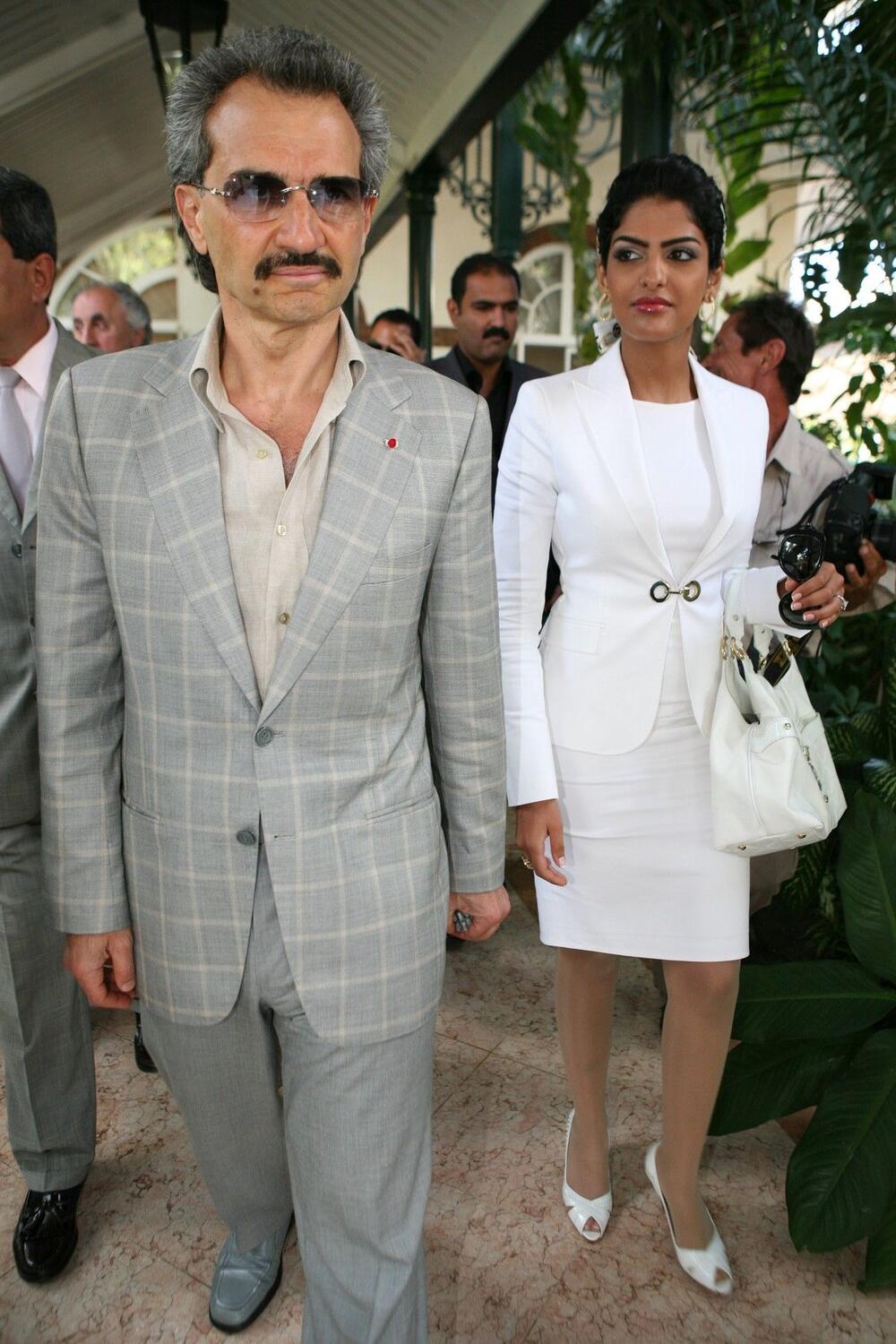 Saudijski princ al Valid i tadašnja princeza Amira