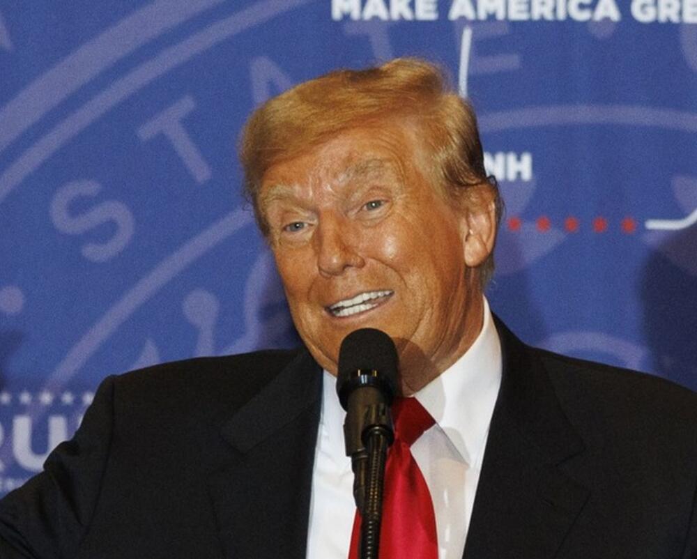 Donald Tramp ima prepoznatljivu narandžastu boju lica
