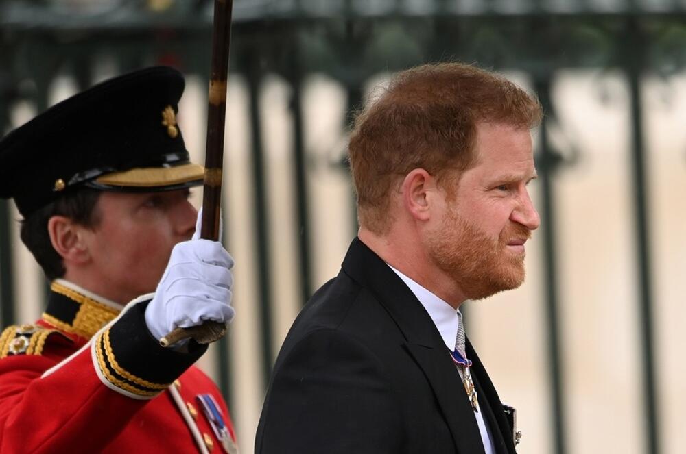 Princ Hari na krunisanju kralja Čarlsa III, 6. maja 2023. u Londonu