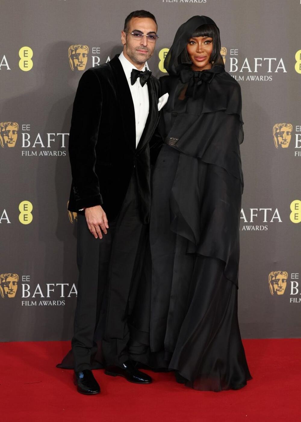 Naomi Kembel i Mohamed al Turki na dodeli BAFTA nagrada u Londonu