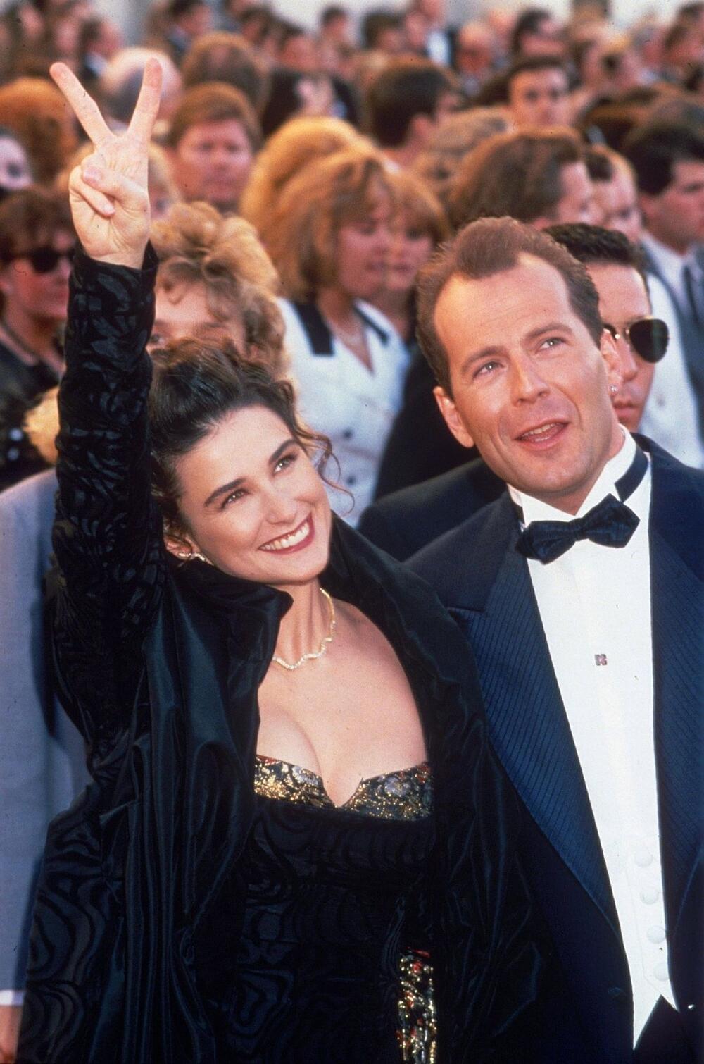 Demi Mur i Brus Vilis na dodeli Oskara 1989. godine