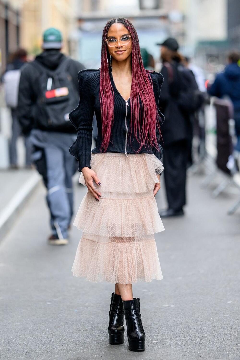 Lepršava suknja na Nedelji mode u Njujorku