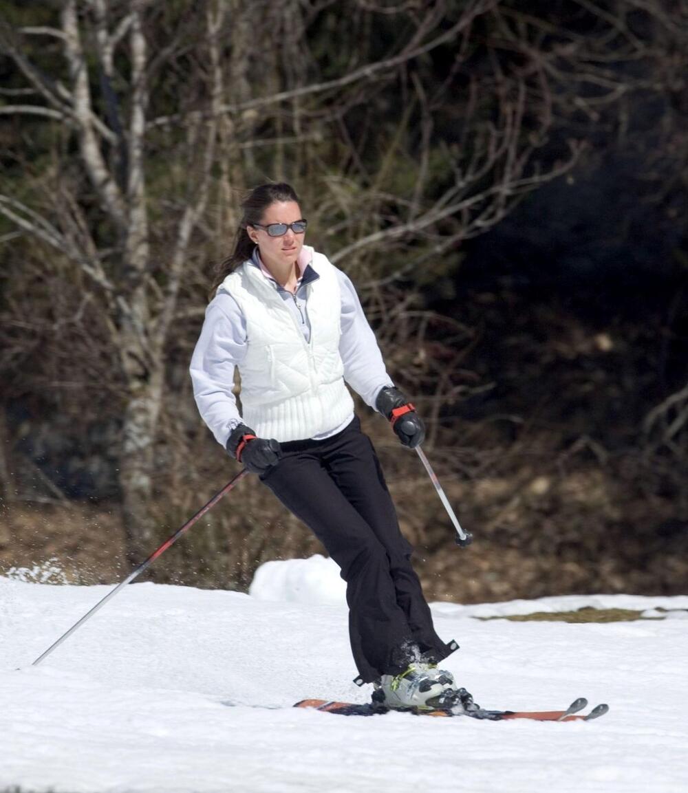 Kejt Midlton na skijanju 2005. godine