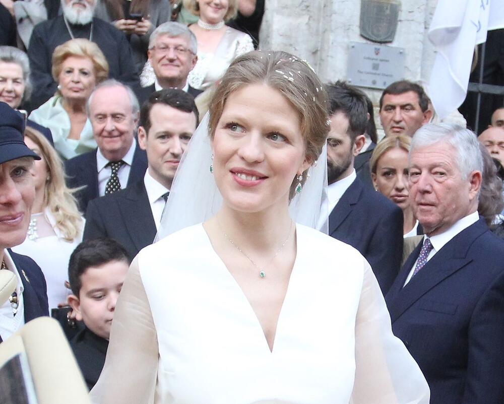 Princeza Danica Karađorđević na venčanju