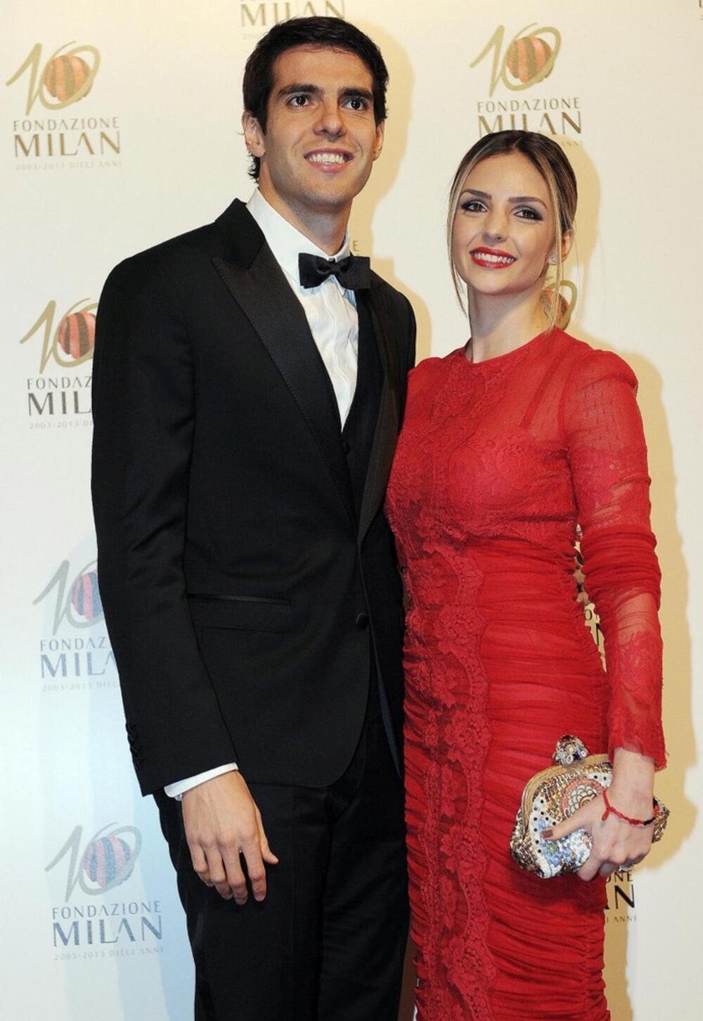 Kaka i Karoline Seliko na gala večeri  u Milanu 2013. godine