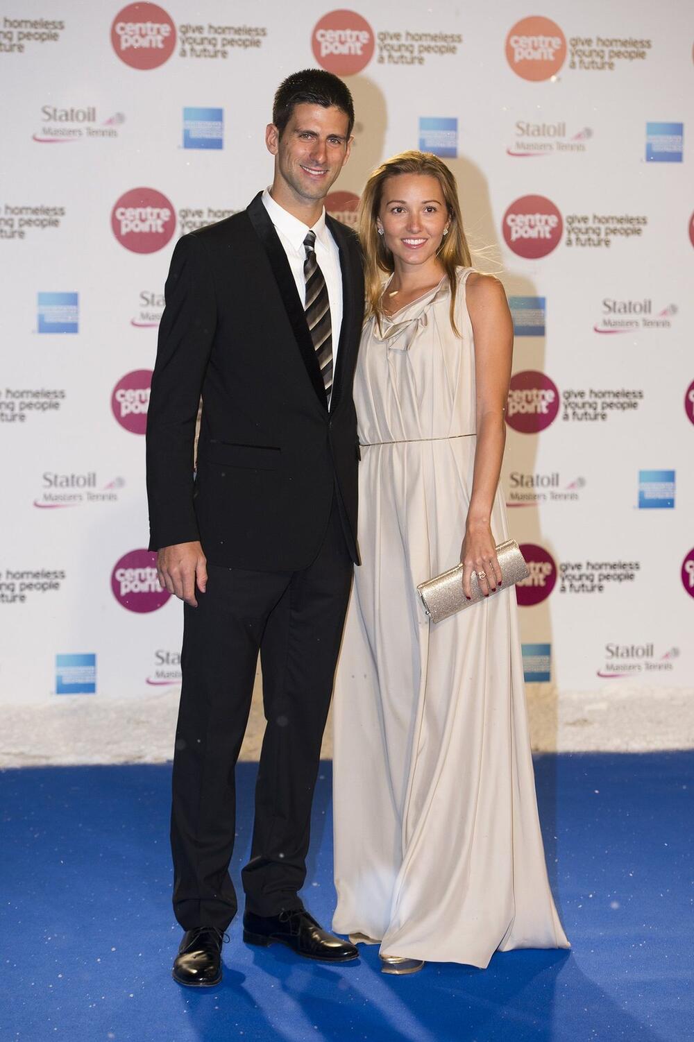 Jelena i Novak Đoković na crvenom tepihu