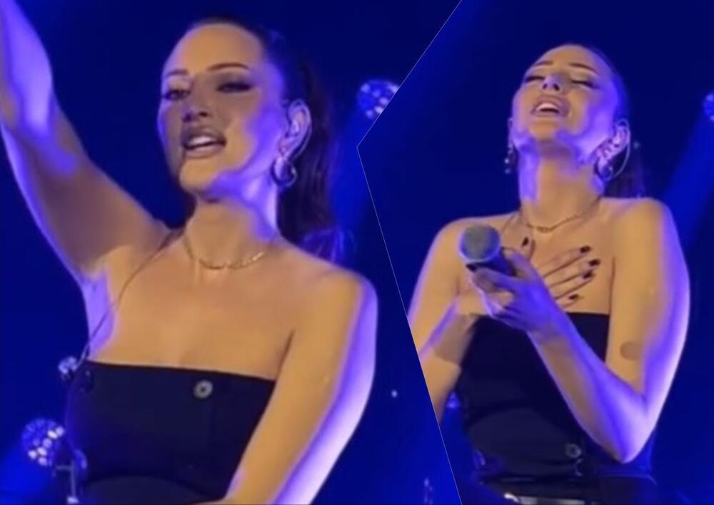 Aleksandra Prijović na trećem koncertu u Varaždinu
