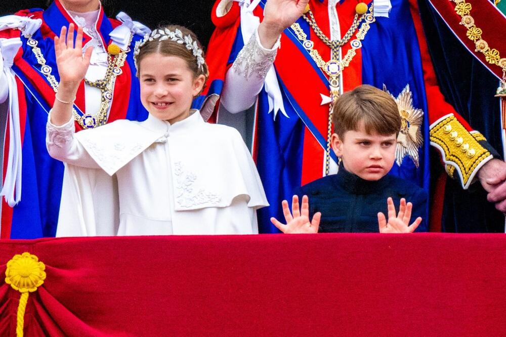 Princeza Šarlot i princ Lui na krunisanju njihovog dede kralja Čarlsa 6. maja 2023.