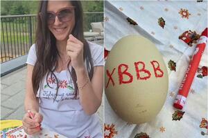 Mamin mali asistent je imao važnu ulogu: Tamara Vučić pokazala kojom tehnikom je ukrasila uskršnja jaja