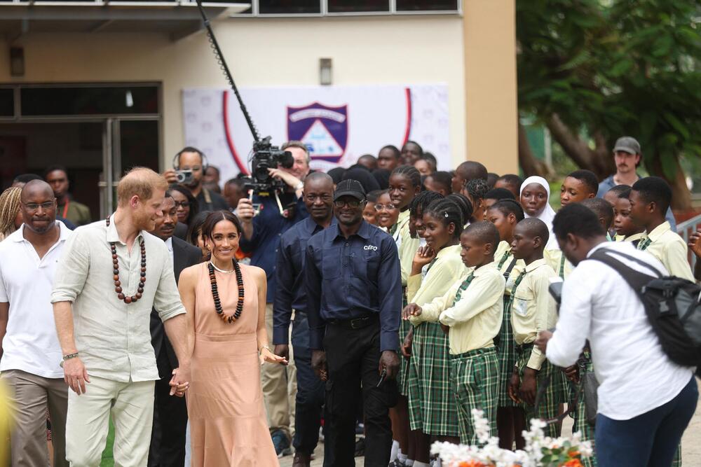 Princ Hari i Megan Markl tokom posete Nigeriji