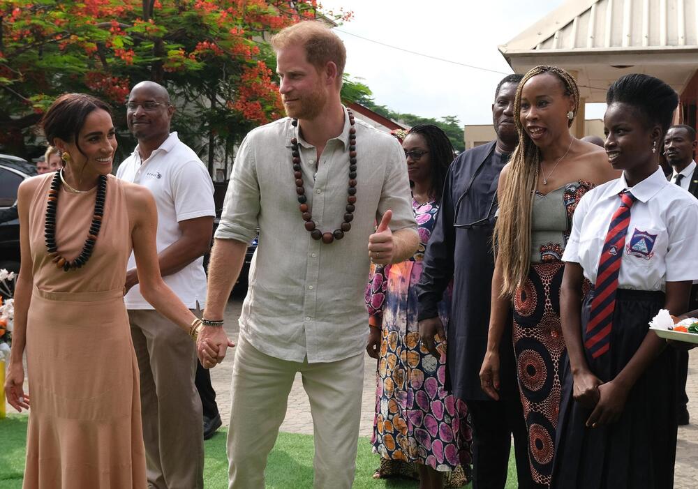 Megan Markl i princ Hari u poseti Nigeriji