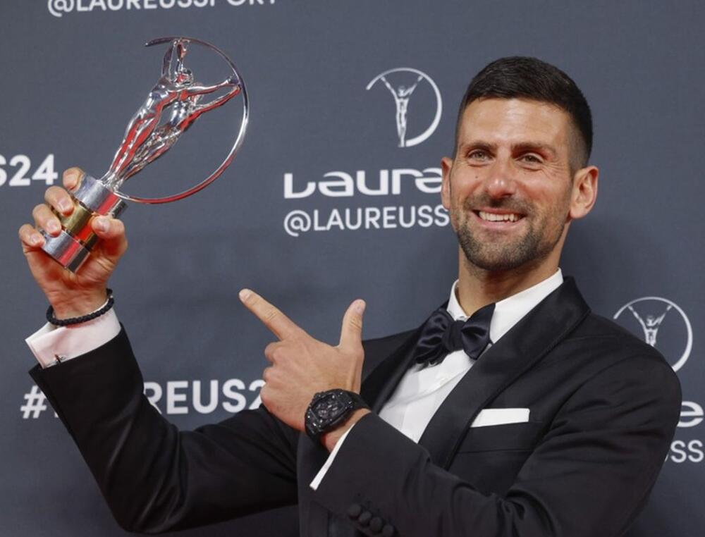 Novak Đoković na dodeli Laureus nagrada