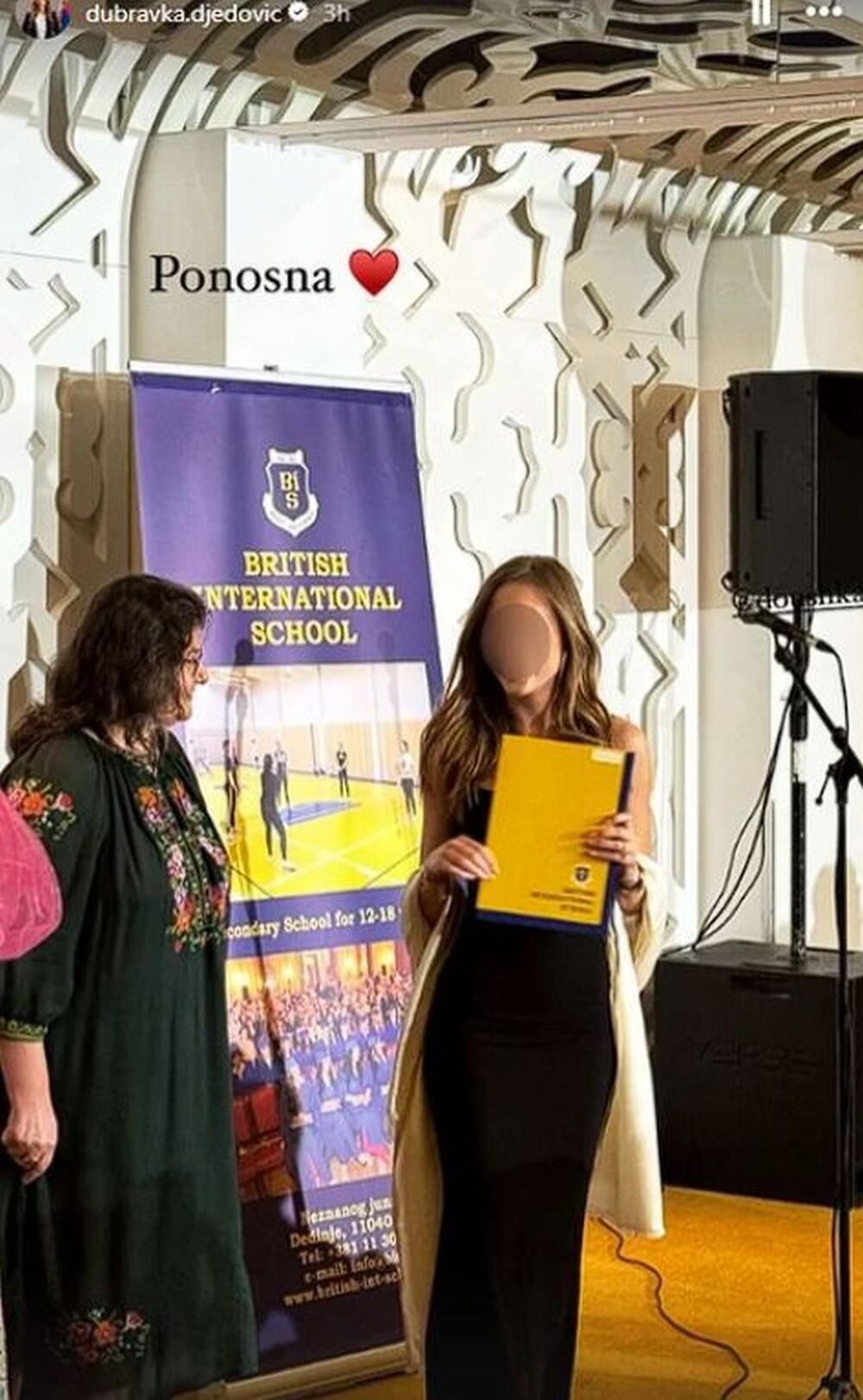 Ministarka Dubravka Đedović pohvalila se uspehom svoje ćerke