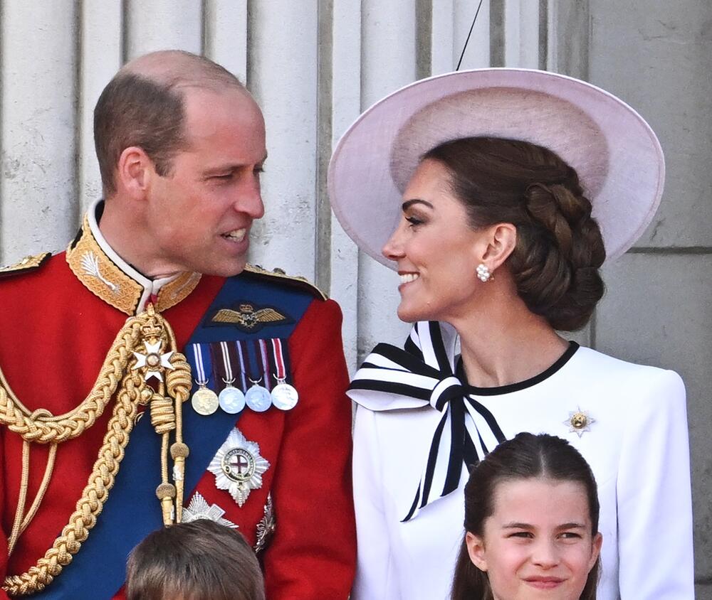 Princ Vilijam i Kejt Midlton na Pozdravu bojama 2024. godine
