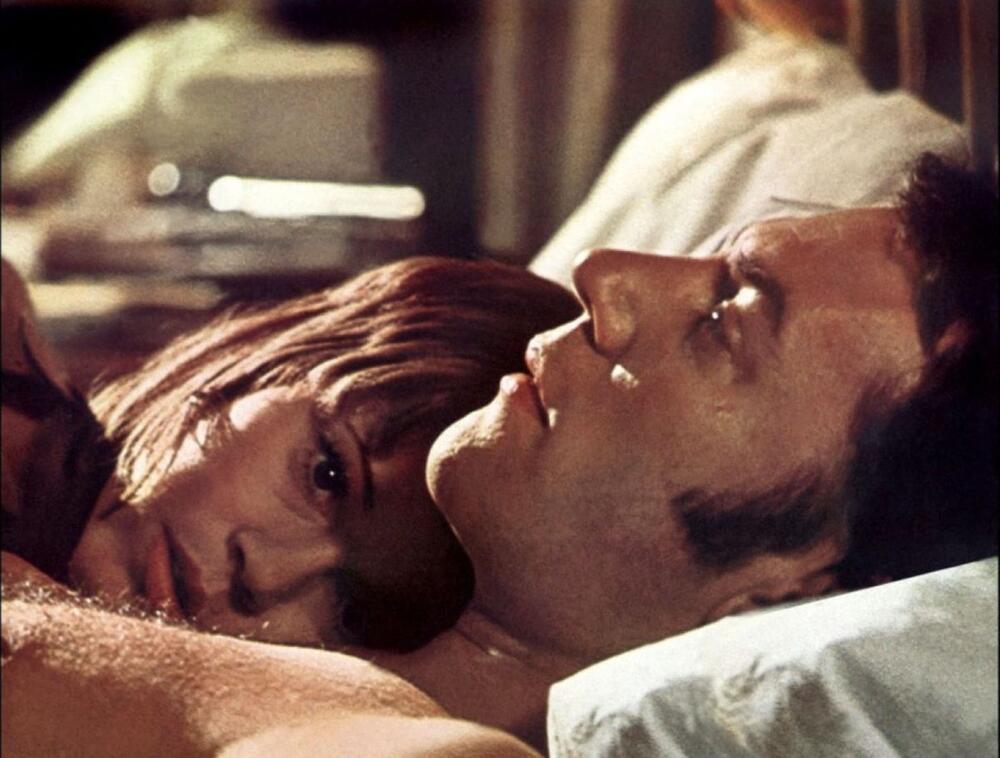 Donald Saterlend i Džejn Fonda u filmu 'Klute'