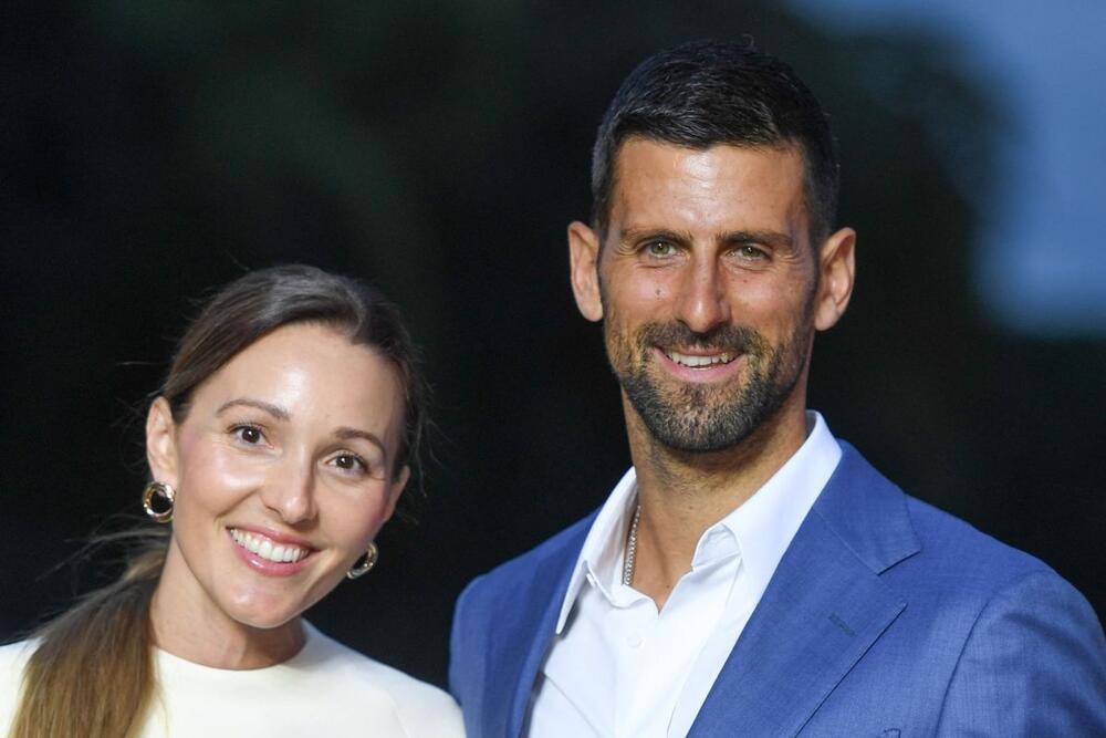 Jelena i Novak Đoković na svečanosti pred početak Olimpijskih igara