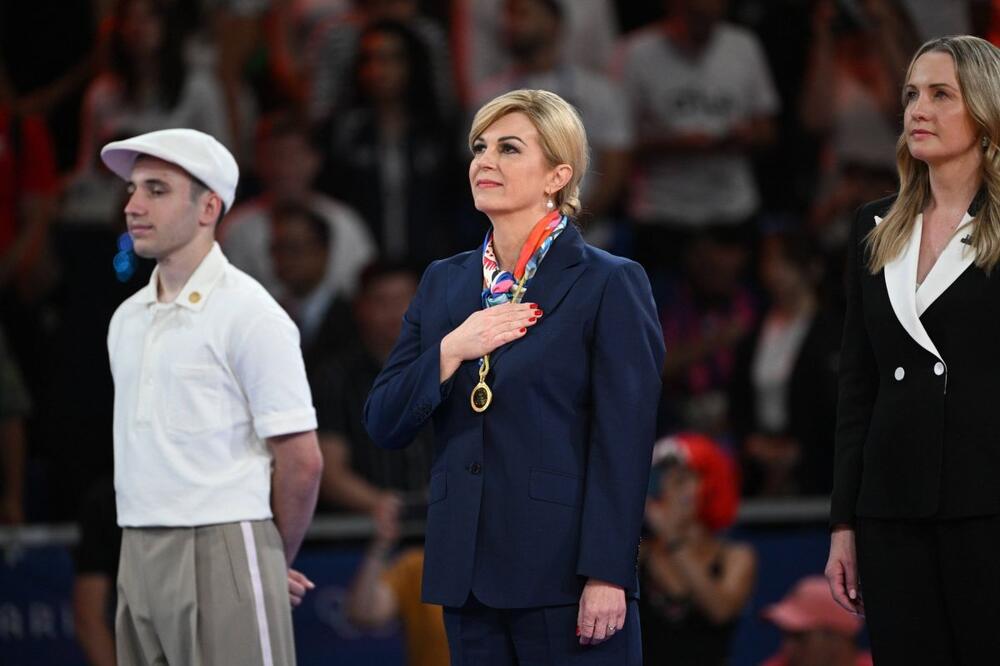 Kolinda Grabar-Kitarović na Olimpijskim igrama u Parizu