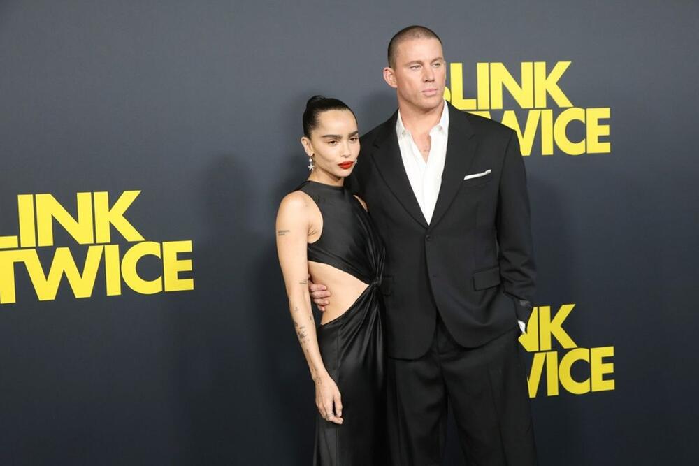 Zoe Kravic i Čening Tejtum na premijeri filma "Trepni dvaput"